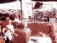 Still digging!!  (note the sweaty trooper.) Soldier's names unknown - email us if you know their names.